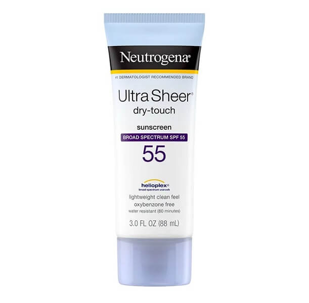 Kem chống nắng Neutrogena Ultra Sheer – dùng cho da dầu và da mụn