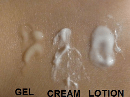 3 dạng kết cấu của kem trắng da