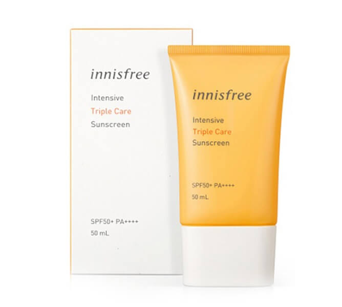 Kem Innisfree Intensive Triple Care Sunscreen SPF50 PA++++