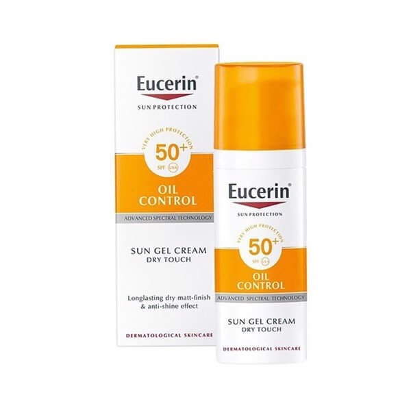 kem chống nắng không nâng tone Eucerin Sun Gel Cream Oil Control SPF50+