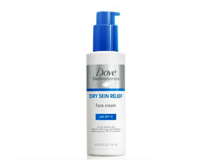 Kem dưỡng Dove DermaSeries Dry Skin Relief SPF 15 Face Cream