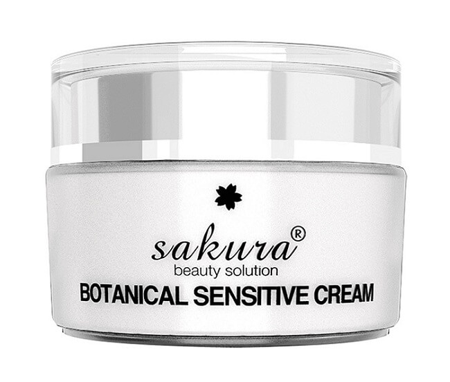  Kem dưỡng trắng da Sakura Botanical Sensitive Cream