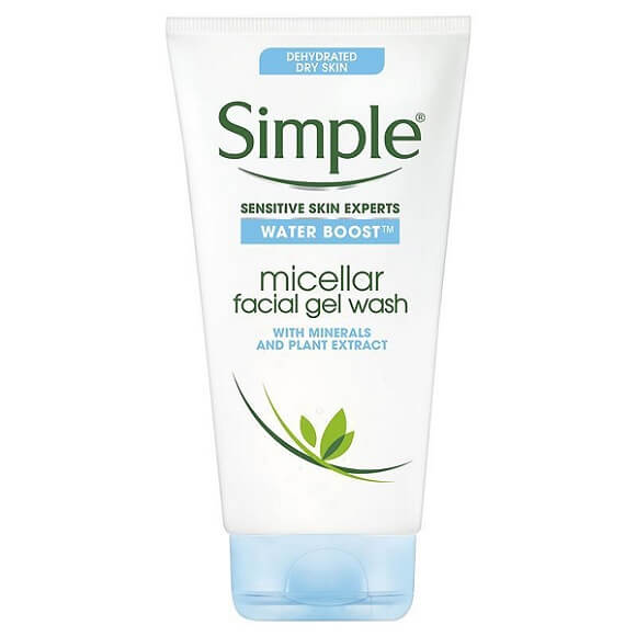 Sữa rửa mặt Simple Micellar Facial Gel Wash