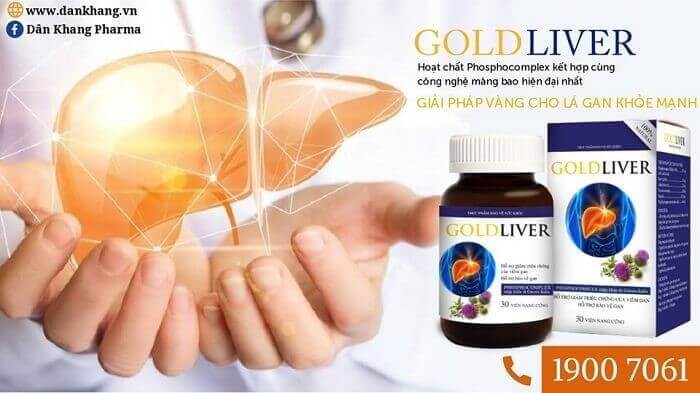Sản phẩm Goldliver giúp bạn có một lá gan khỏe mạnh
