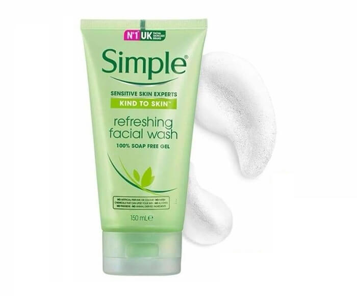 Sữa rửa mặt trắng da Simple Skin Refreshing Facial Wash Gel