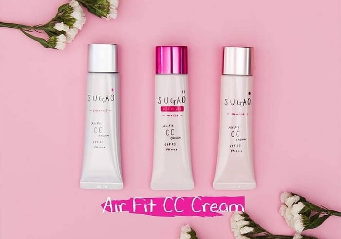 Sản phẩm Sugao Air Fit CC Cream Moist Pure Natural