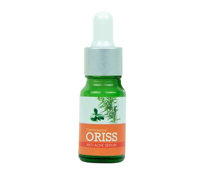 Serum mụn Oriss có các thành phần chiết xuất từ thiên nhiên lành tính