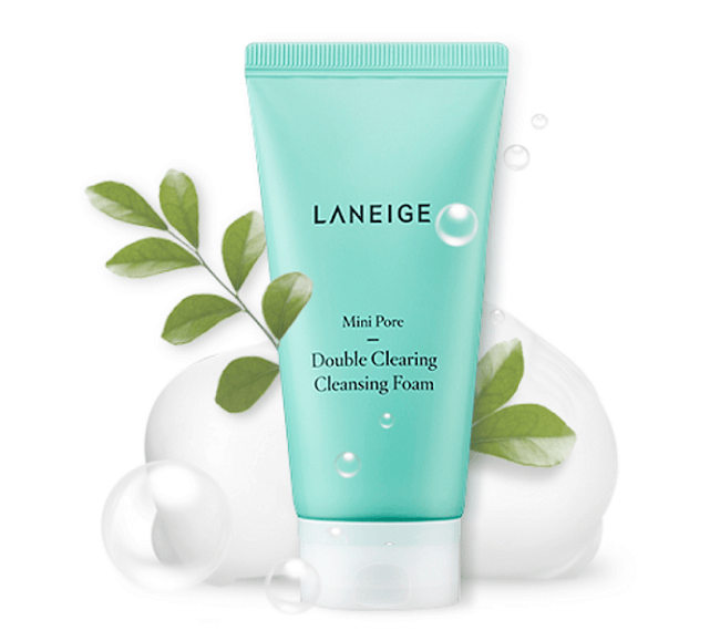 Laneige Mini Pore Double Clearing Cleansing Foam