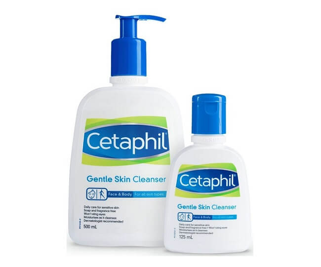 Sữa rửa mặt Cetaphil phù hợp với làn da nhạy cảm