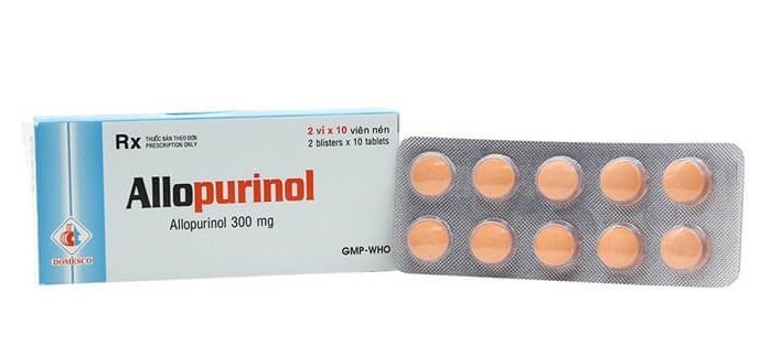 Thuốc Allopurinol giúp ngăn ngừa tổng hợp acid uric