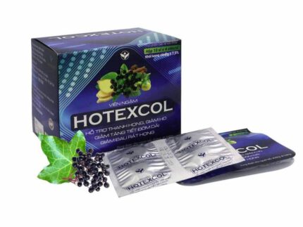 Viên ngậm Hotexcol giúp giảm ho, thông đờm và làm sạch cổ họng
