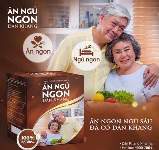 Viên uống ăn ngủ ngon Dân Khang Giúp cải thiện giấc ngủ và tình trạng ăn không ngon