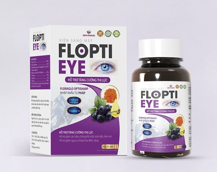 Viên uống bổ mắt Flopti Eye là sản phẩm được ưa chuộng nhất trên thị trường hiện nay