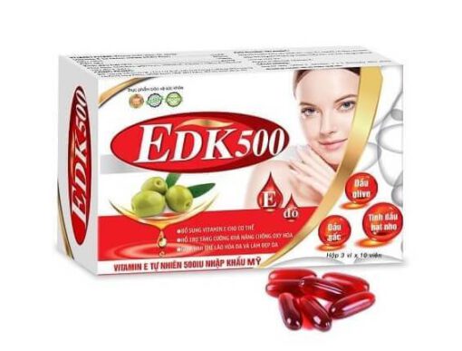 Viên uống bổ sung vitamin E EDK500